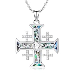 02-Jerusalem Cross Filigree Necklace