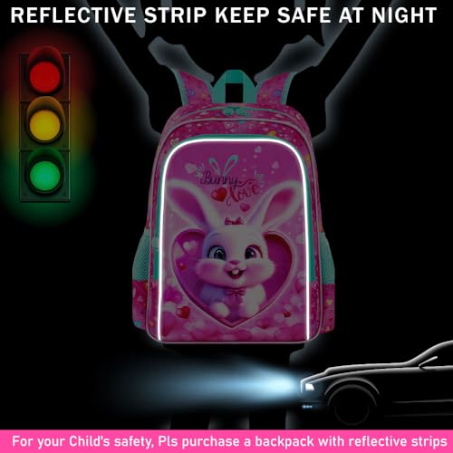 Image of 16 inch Backpack for Girls Boys 4-8, 3Pcs Kids Bookbag Set with Lunch Box, School Bag for Preschool Kindergarten
