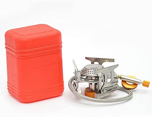 Tiardey Folding Camping Stove Burner,Strong Firepower with Piezo Ignition,Stove for Outdoor Hiking Cooking