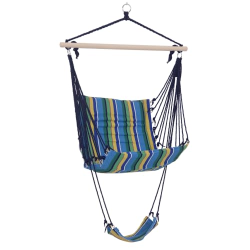 Outsunny Chaise Suspendue hamac de Voyage Respirant Portable dim. 58L x 43l...