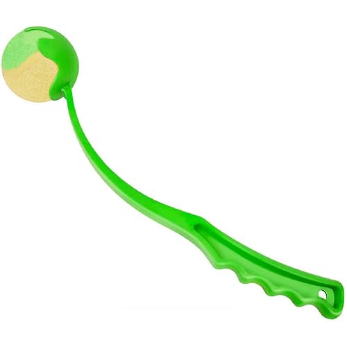 Hogar y Mas Lanzador de Pelota para Perros, Tres Colores Diferentes 36cm