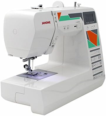 Janome MOD-50 Computerized Sewing Machine with 50 Built-In Stitches, 3 One-Step Buttonholes, Drop Feed and Accessories