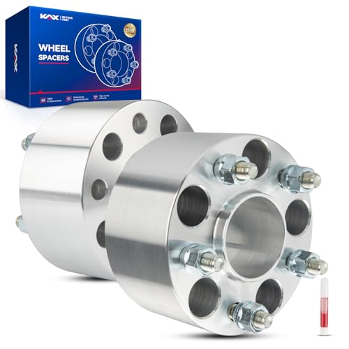 KAX 5x4.5 Wheel Spacers,3 inch 5 Lug Hub Centric Wheel Spacers fit for Altima, Rogue, Sentra, Maxima, Murano, Pathfinder, Rogue Sport, QX50, Rogue Select with M12x1.25 Studs 66.1mm Hub Bore,2Pcs