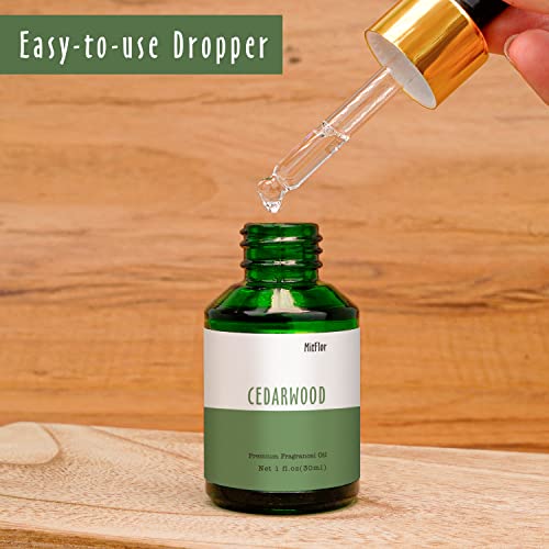 Image of 30ml Cedarwood Fragrance Oil, MitFlor Woody Essential Oil Scents for Diffuser, Large Size Premium Fragrance Oil for Soap Candle Making, Ideal for Handcraft and Diffusing