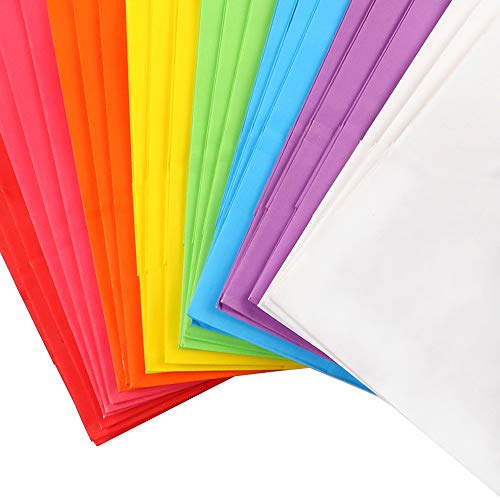 Tomnk 32Pcs Party Favor Bags 8 Colors Goodie Rainbow Paper Bags Bulk With Handles For Birthday Party, Candy ,Small Gift And Bridal Shower #TOP4