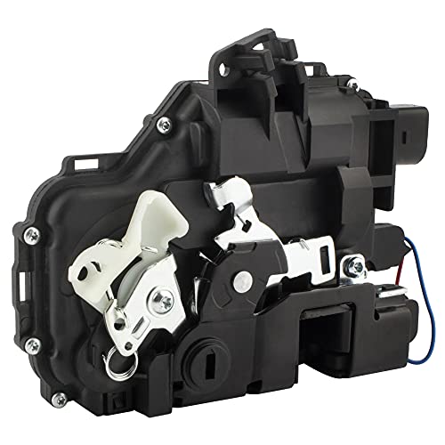Image of BOXI Door Latch & Lock Actuator Rear Left Driver Side Fits for VW 98-10 Beetl-e 99-06 Golf 06-09 GTI 99-10 Jett-a 00-05 Passa-t 06-09 Rabbit Replaces 3B4839015 3B4839015A