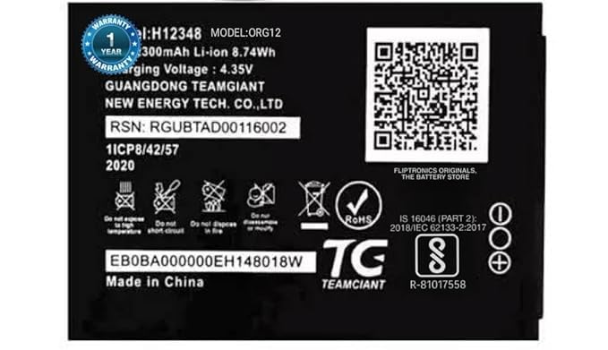 Image of Original H12348 Battery for Jio WiFi Reliance Jio WiFi Dongle /Airtel WiFi / M2S Fi 2 / Wireless Router 4g FI2 / M2 hot spot Battery with 1 Year Warranty ***(P132)
