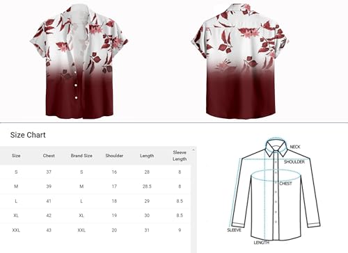 Image of LAMBOO Men Regular, Super Slim Fit Printed, Self Design Spread Collar Casual Shirt