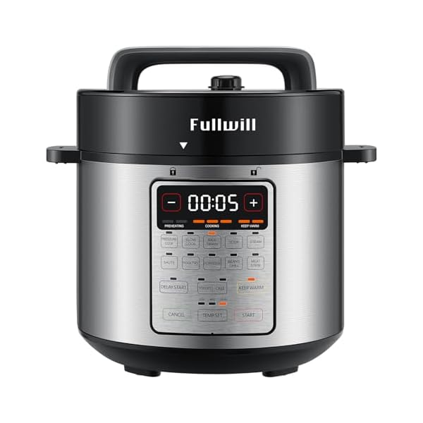 Electric Pressure Cooker Uni 6qt, 9-in-1 Multi-Functional Slow Cooker, Rice Cooker, Yogurt Maker, Cake Maker, Sauté Pan, Steamer, Food Warmer, Soup Maker