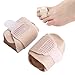 Saluaqui Toe Straight Hammertoe Wrap, 2 Pair, One Size Fits All, Relieve Toe Pain, Broken Toe Wraps Cushioned Bandages Hammer Toe Separator Splints