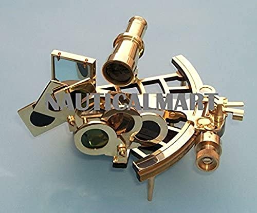 Image of NauticalMart 10 inch Brass Astrolabe Sextant