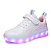 Imagen de Axcer USB Carga LED Zapatos Ligero Transpirable Bajo 7 Colores Luminosas Flash Deporte de Zapatillas con Luces Los Mejores Regalos para Niños Niñas Cumpleaños de Navidad
