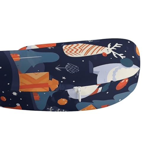 Almohada de viaje espuma viscoelástica tamaño único miniatura 4