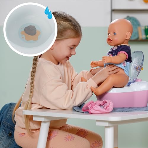 Inodoro BABY born para aprender jugando a las rutinas de aseo con muñecas 6