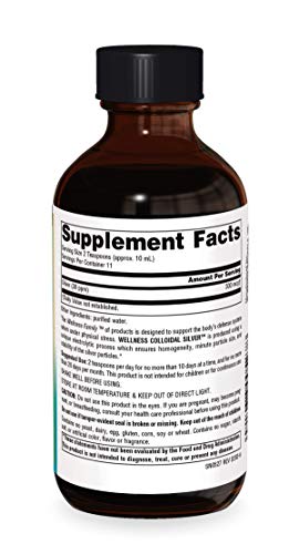 Source Naturals Wellness Colloidal Silver 30 Ppm, Supports Physical Well Being* - 4 Fluid Oz #TOP1