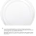 Recamania Plato Giratorio microondas. Diametro Exterior 245 mm. Diametro Interior 180 mm.LG...