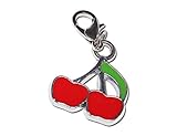 fossil charm kirsche Enez Anhänger Dangle Charms Charm Kirschen (2,0 x 1,8cm) r1814