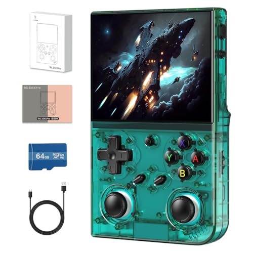 Image of TCEPHILE RG35XX Pro Handheld Retro Gaming Console - 3.5 inch IPS Screen, 8GB RAM, Dual Analog Sticks, WiFi, Bluetooth, HDMI, Expandable Storage, Compact Portable Gamer