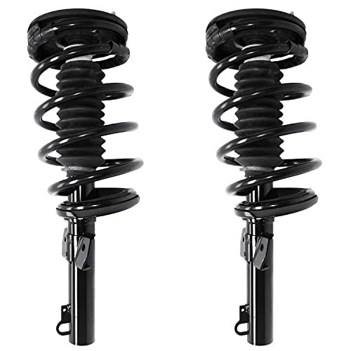 Image of Detroit Axle - Front Lower Control Arm w /Ball Joints + Strut w /Coil Spring Assembly Replacement for 99-03 Ford Windstar - 4pc Set