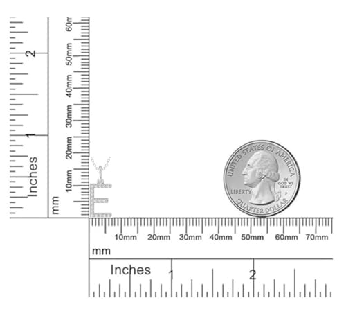 1/10 Carat Round Diamond A-Z initial Pendant Necklace | 10K, 14K Yellow or White Gold and Sterling Silver Cable Chain Necklace 18 inch | I-J Color and I2-I3 Clarity4