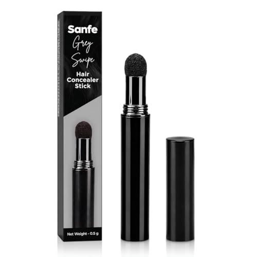 Image of Sanfe Quick Fix Hair & Eyebrow Touch-Up Kit | Powder Stick For Thinning Hair, Bald Spots & Root | Hairline Contouring | Waterproof | Gray & Thin Hair For Women & Men