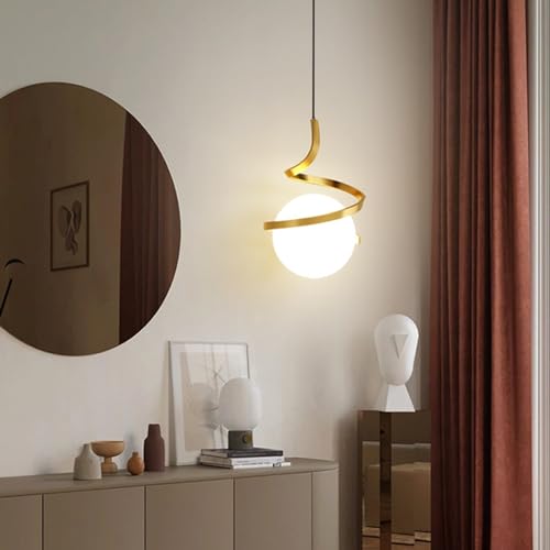 Lámpara esférica minimalista moderna de metal para interior 3