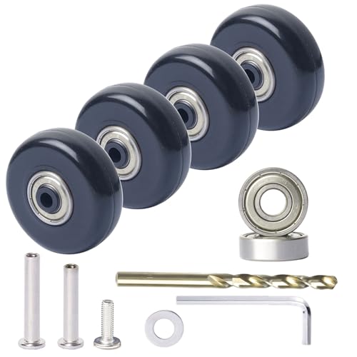 FLIHONST 50mm Suitcase Luggage Wheels Replacement Kits with Precision Ball...