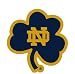 Notre Dame Fighting Irish Shamrock 4" x 4" Perfect Cut Die Cut Decal
