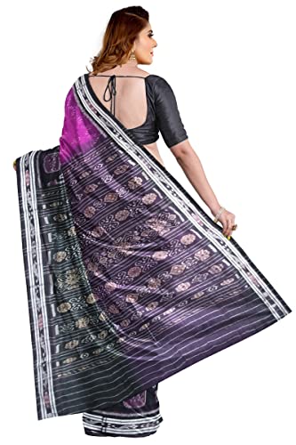 Image of Sambalpuri Handloom Saree Women's Cotton Saree Odisha Handloom Handmade Pure Relaxed Fit Khandua Natural Relaxed Fit Ikat Sambalpuri Saree For Women Ikat Handloom Saree For Women 5Se9Bc-390