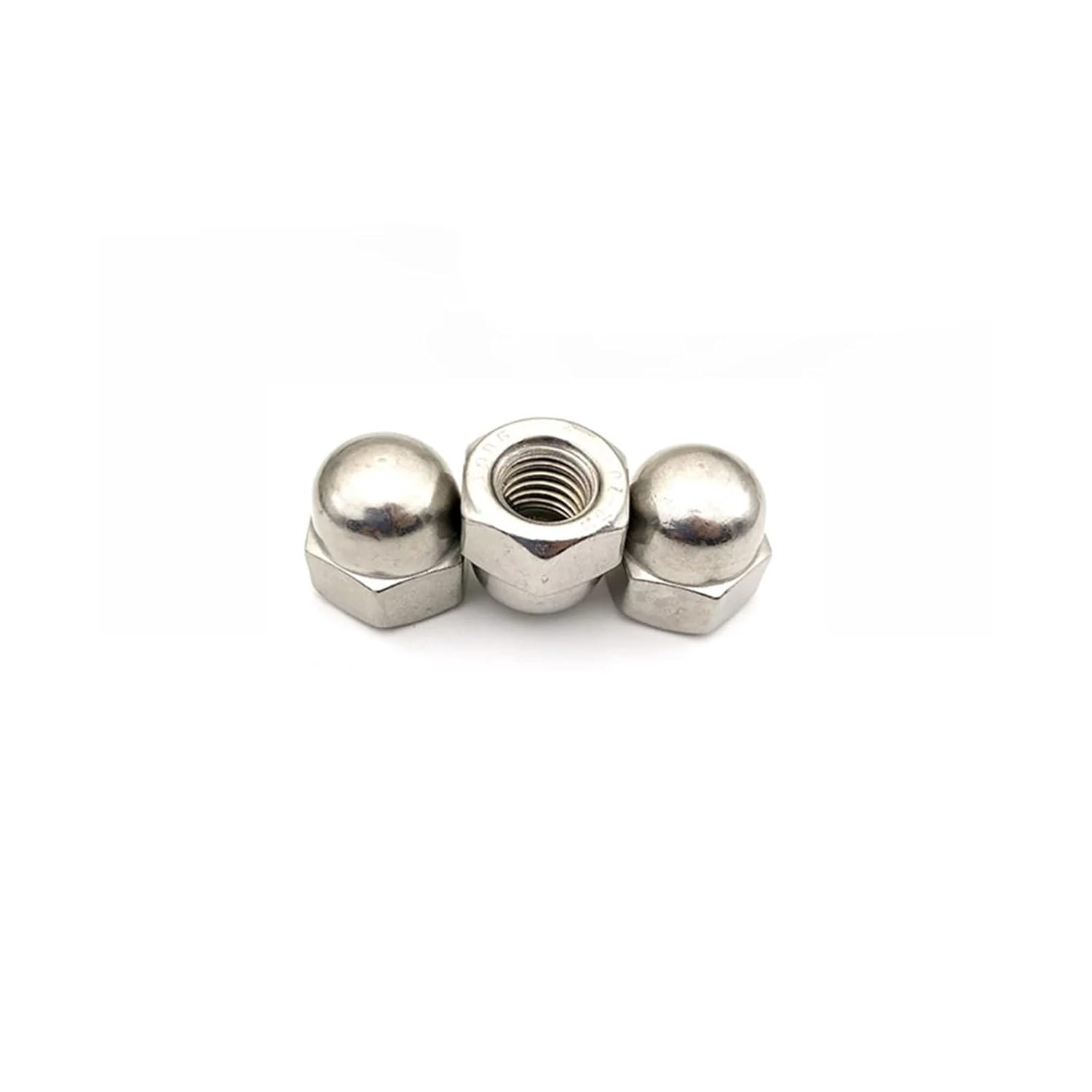 Acorn Cap Nuts DIN1587 M3-M24 304 Stainless Steel Decorative Cap Blind Caps Covers Hex Dome Acorn Nuts(M22 x 1pieces)