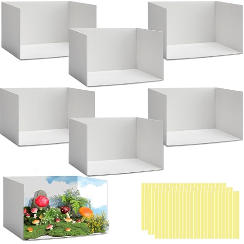 codree 6 Pcs Lengthen Cardboard Diorama Kit, 13 x 8.7 x 8.3 Inch Diorama Box for Display, Diorama Project Supplies Display Case with Double Sided Tapes for DIY Crafts Toys
