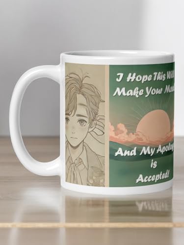 Image of Better Gift Flowers Sorry Customized Mug, Round Shaped Multicolor Themed Coffee Mugs, Mug for Gifting, Gifting Items for Family, Friends & Closed Ones