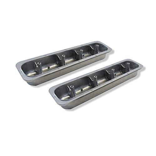 Demotor Performance Short Alum Center Bolt Vortec Valve Covers Polished For 1987-97 Chevy 350 #TOP1