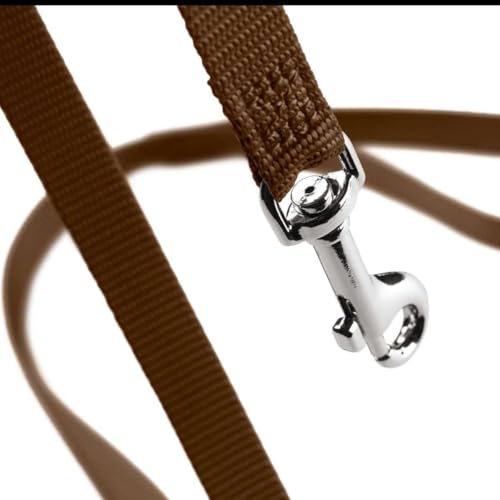 Hunter Führleine London MINI | Braun | Größe 10/140 | weich & leicht | reißfest & schnelltrocknend | pflegeleicht & formstabil | ideal für Spaziergänge | leuchtende Farbe für Alltag & Abenteuer