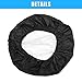 uxcell Universal 190T Polyester Spare Tire Cover for Jeep Trailer RV SUV Truck Wheel Fit Overall Wheel Diameter 16 Inch Black