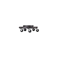 Vista 7 de Rubbermaid Productos comerciales BRUTE Dolly Black Se adapta a contenedores BRUTE de 20 galones, 32 galones, 44 galones y 55 galones