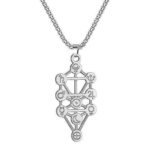 Collier Pendentif Constellation Tarot idée cadeau femme amulette protectrice géométrie