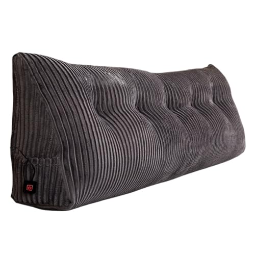 Almohada triangular grande 100cm ajustable gris
