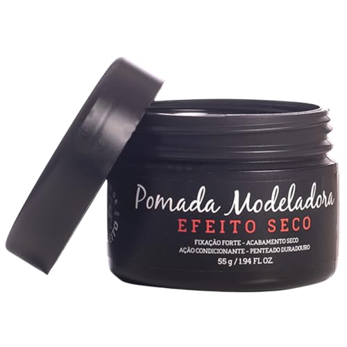 Barba de Respeito, Kit 6 Pomadas Modeladora Efeito Seco 55g - Barba de Respeito