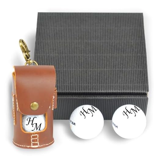 Personalisierbarer Golfball-Stempel A-Z 0–9 mit Tinte Initial Ei. Verwendet auf Metall/Kunststoff/Glasoberfläche, 10 mm 2 Ledertasche für Golfball mit Gravur Initialen für Golfspieler/in Lasergravur Dein Text personalisiert, Golfsport Wunschtext Personalisieren, inklusive 4 Golfbälle