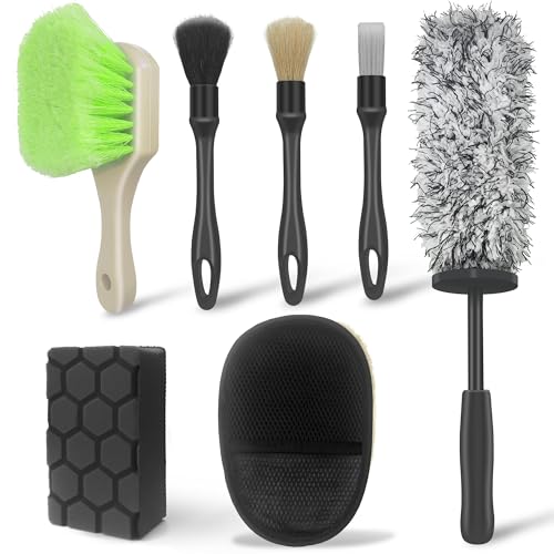 52% Off 7PCS Car Wheel & Tire Brush Set - Detailing Kit