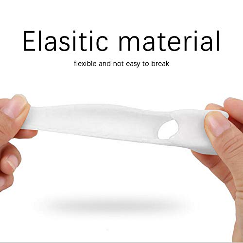 Alisador de bico, boa elasticidade, fácil lavagem, 10 pares de separadores de silicone flexível para