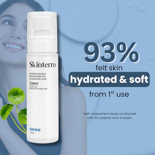 Image of Face Toner with Vitamin C + E, Niacinamide 10% & Hyaluronic Acid | Hydrating & Nourishing Facial Toner for All Skin Types | Refreshes, Moisturizes & Brightens Skin | Daily Skin Care | 100 ml