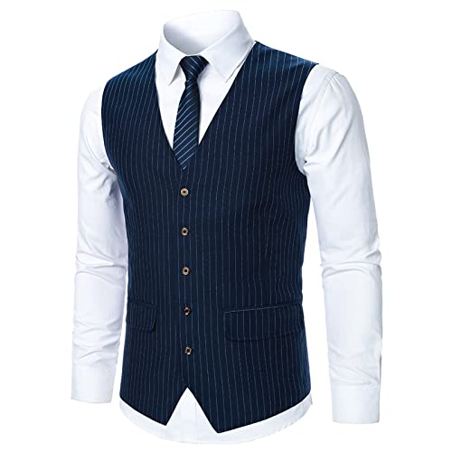 Chalecos para hombre slim fit elegantes para trajes de boda y trabajo formal 2