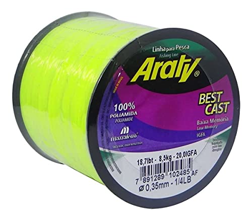 Linha de Monofilamento Araty Best Cast - Vários Tamanhos e Espessuras