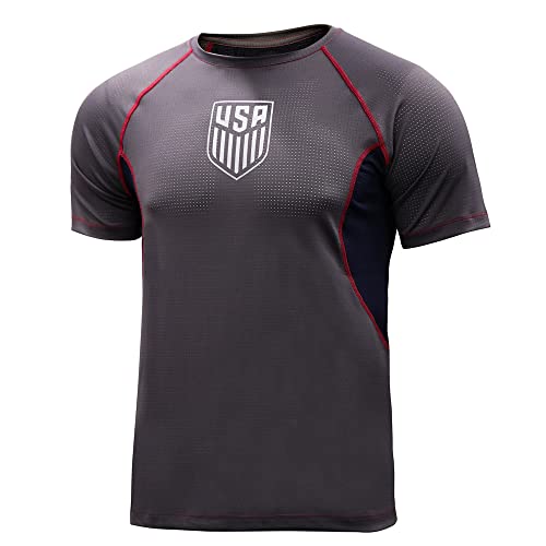 Icon Sports U.S. Soccer Men's Lightweight Polyester Exercise T-Shirt |