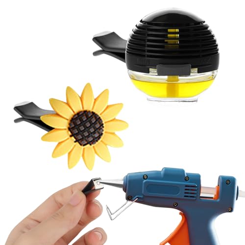 Image of Vent Clips for Freshies, 20 Pcs Auto Air Conditioner Outlet Clips Black Car Air Freshener Outlet Clip for Automotive Decoration