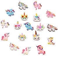 Eruinfang Shoe Charms for Clogs, 18 PCS Decorations Accessories Different Shape Cute Charms for Girls Kids Women Men, Clog Shoes DIY Craft