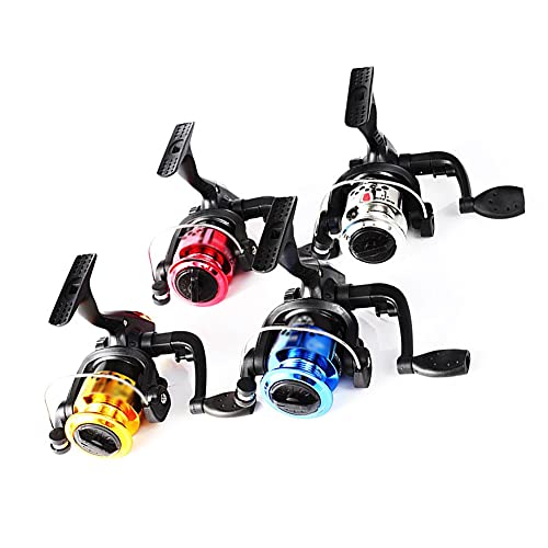 Angelzubehör, Spinnfangrolle, leicht, Speed, Salzwasser, Köder, Wurfrolle mit Schnur, goldfarben – Bild 5