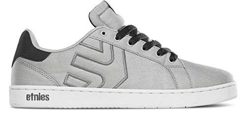 Etnies Men's Fader LS Skateboard Shoe, Light Grey/Dark Grey, 10 M US